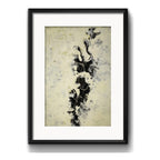 Cuadro Jackson Pollock The Deep Abstracto Con Paspartú Marco Negro