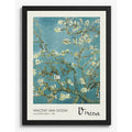 Cuadro Living Dormitorio Van Gogh Signature Almendro En Flor Marco Negro