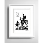 Cuadro Don Quijote Pablo Picasso Decoracion Con Paspartú