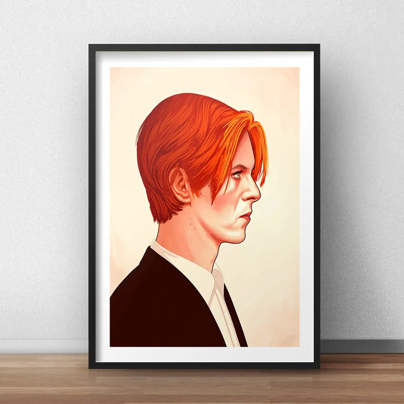Cuadro David Bowie Pop Art Musica Rock Decoracion