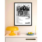 Cuadro Ramones Primero Album Spotify Canciones Punk Rock Marco Negro