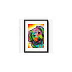Cuadro Perro Pop Art Todas Las Razas Decoracion Con Paspartú