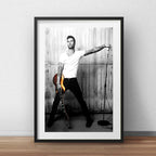 Cuadro Adam Levine Maroon 5 Pop Musica Decoracion C Paspartú Marco Negro