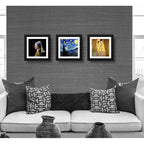 Set 3 Cuadros Obras Gustav Klimt Van Gogh Johannes Vermeer