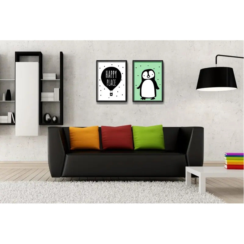 Set 2 Cuadros Perro Frase Decoracion Infantil Dormitorio