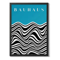 Cuadro Bauhaus Exposición Arte Exhibition Art Poster Afiche Bauhaus 5 Marco Negro