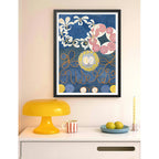 Cuadro Dormitorio Living Hilma Af Klint Arte Infancia N. 1 Marco Negro