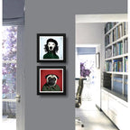 Set 2 Cuadros Perros Comunista Pop Art Mascota Decoracion