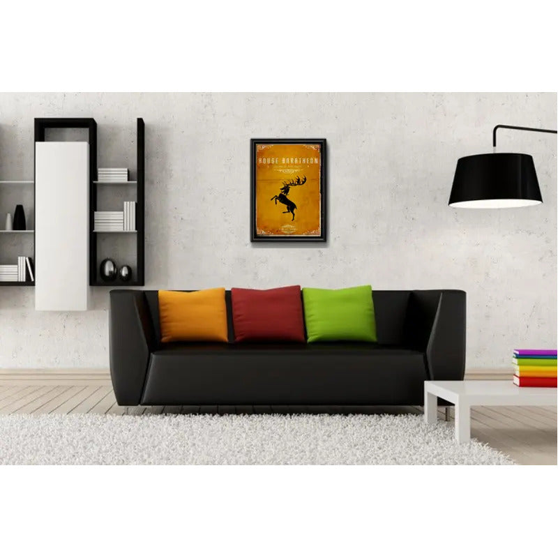 Cuadro Casas De Game Of Thrones Juego De Tronos Decoracion