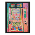 Cuadro Dormitorio Living Matisse Vista Desde La Ventana Arte Marco Negro