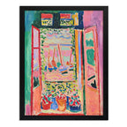 Cuadro Dormitorio Living Matisse Vista Desde La Ventana Arte Marco Negro