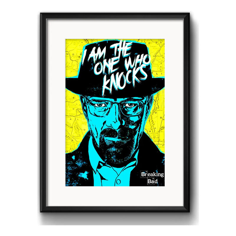 Cuadro Heisenberg Pop Art Breaking Bad Decoracion Paspartú