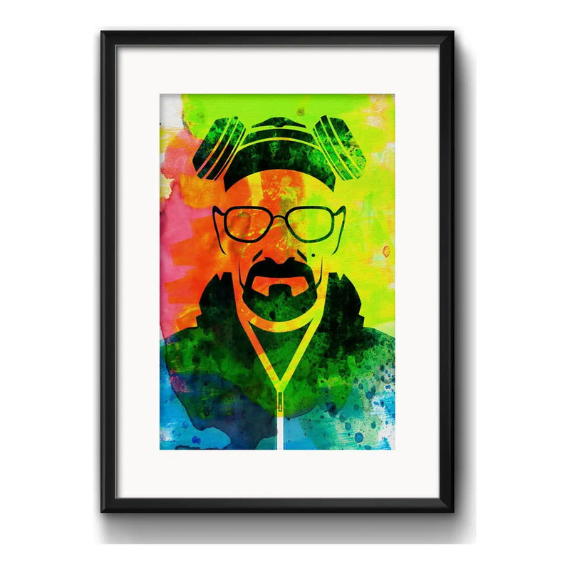 Cuadro Heisenberg Pop Art Breaking Bad Decoracion Paspartú