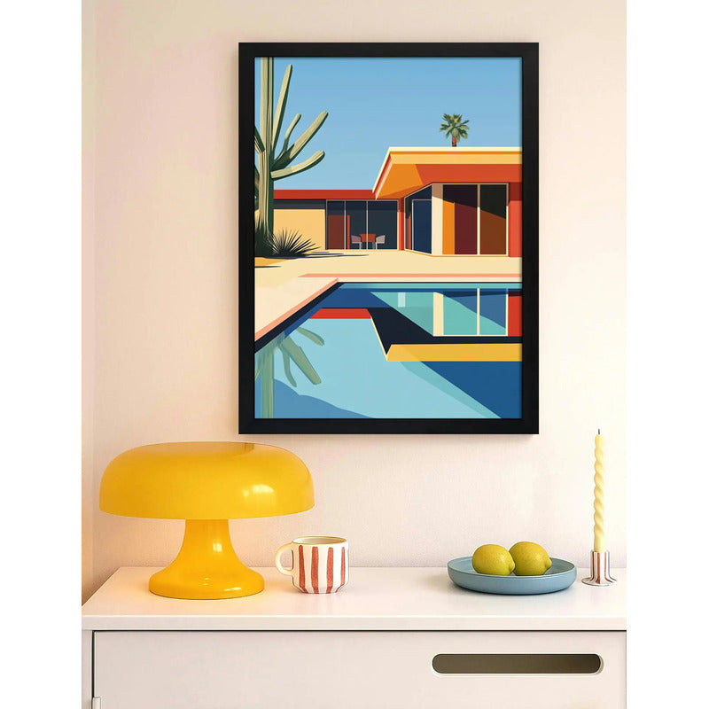 Cuadro Arquitectura Moderna Bauhaus Proyectos De Decoracion Casa Oasis Moderno 2 David Hockney Negro