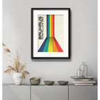 Cuadro Bauhaus Exposicion 1923 Arte Br5 53x43cm Con Paspartú Marco Negro
