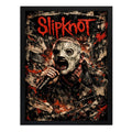 Cuadro Slipknot Corey Taylor Metal Rock Arte Banda Musica Marco Negro