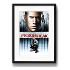 Cuadro Prison Break El Dilema Del Prisionero Con Paspartú Marco Negro