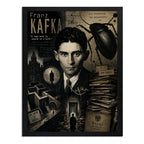 Cuadro Franz Kafka Arte Retro Obras Escritor Metamorfosis Marco Negro