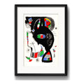Cuadro Joan Miró 42 Rue Blomet Arte Abstracto Con Paspartú Marco Negro
