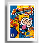 Cuadro Bomberman Game Videojuego Nintendo Decoracion Geek