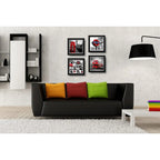 Set 4 Cuadros Londres Uk Blanco Negro Rojo Ciudad Decoracion