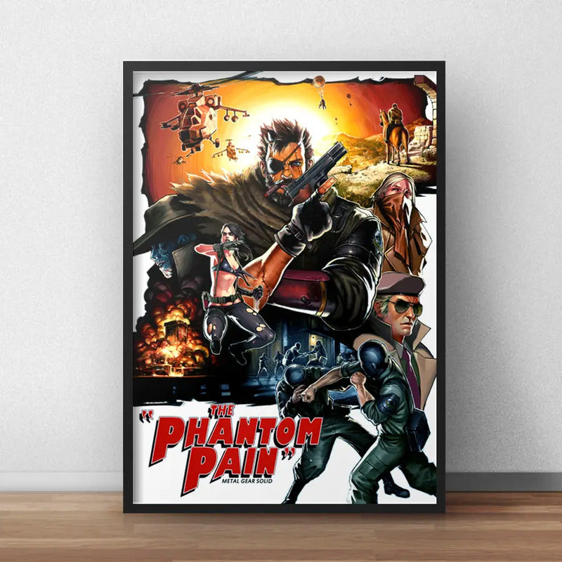Cuadro Phantom Pain Metal Gear Game Video Juego Decoracion