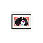 Cuadro Perro Pop Art Todas Las Razas Decoracion Con Paspartú
