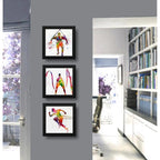 Set 3 Cuadros Crossfit Pop Art Fitness Musculacion Gimnasio