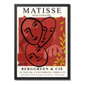 Cuadro Para Living Cocina Estudio Decoracion Moderna Red Matisse Apollinaire Color Rojo Con Marco Negro