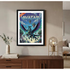 Cuadro Avatar Comics Pelicula Cinema Decoracion Marco Negro
