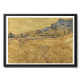 Cuadro Para Living Cocina Estudio Decoracion Moderna Nude Van Gogh Campo De Trigo Color Beige Con Marco Negro