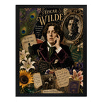 Cuadro Oscar Wilde Arte Retro Obras Escritor Novelas Teatro Marco Negro