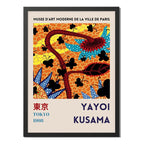 Cuadro Yayoi Kusama Arte Japones Exposición Ville París 1998 Marco Negro
