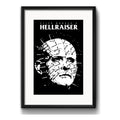 Cuadro Hellraiser Clive Barker Terror Pelicula Con Paspartú Marco Negro