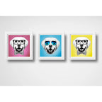 Set 3 Cuadros Perro Labrador Retriever Pop Art Pet Mascota