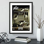 Cuadro 911 Gt3 Rs Auto Modelo Coche Deportivo Art Decoracion Marco Negro