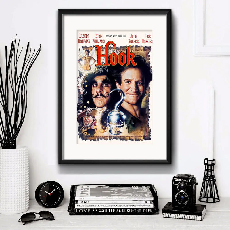 6 Cuadros Peliculas 90's Cinema Spielberg Disney C/ Paspartú Marco Negro
