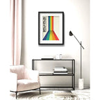 Cuadro Bauhaus Exposicion 1923 Arte Br5 53x43cm Con Paspartú Marco Negro