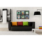 Set 6 Cuadros Perro Cafe Cupcake Schnauzer Dachshund Westie