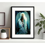 Cuadro Jesús Cristo La Agonía En El Jardín Arte Con Paspartú Marco Negro
