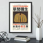 Cuadro Yayoi Kusama Arte Japones Exposición Obras Decoracion Yayoi Kusama Pumpkin 2 Marco Negro