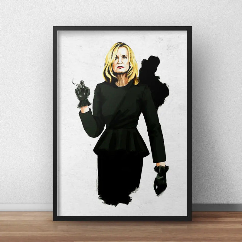 Set 2 Cuadros Normal People Scare Me American Horror Story Marco Negro