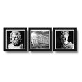 Set 3 Cuadros Zeus Apolo Ruinas Griegas Grecia Decoracion