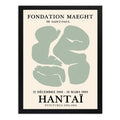Cuadro Hantai Saint Paul Maeght Abstracto Tonos Suaves Arte Marco Negro