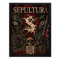Cuadro Sepultura Roots Banda Death Metal Brasil Rock Vintage Marco Negro
