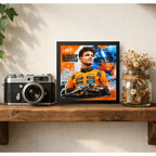 Cuadro Lando Norris Formula 1 Mclaren Team Auto Coleccion Marco Negro