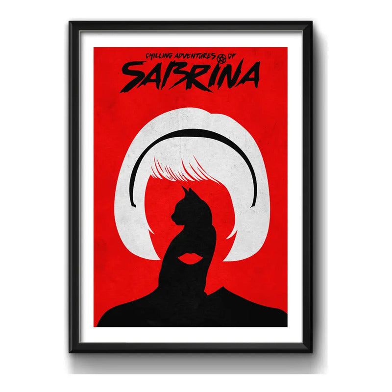 Cuadro Sabrina La Bruja Adolescente Serie Tv Arte Decoración