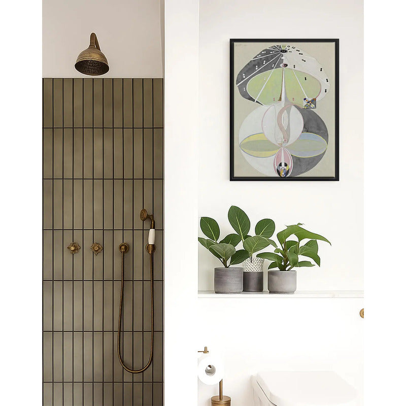 Cuadro Dormitorio Living Hilma Af Klint Árbol Conocimiento 5 Marco Negro