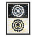 Cuadro Dormitorio Living Hilma Af Klint Arte El Cisne N. 8 Marco Negro