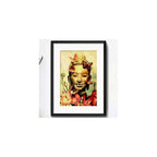 Cuadro Buda Budismo Meditacion Zen Feng Shui Con Paspartu